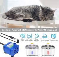 2021 New Design Pet Accessories 2.4l Capacity Automatic Cat Water Fountain From China