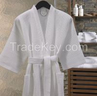 Microfiber Waffle Bathrobe