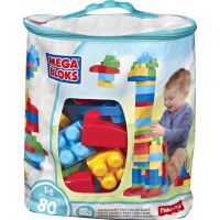 Mega Bloks First Builders Big Building Bag, 80-Piece (Classic)