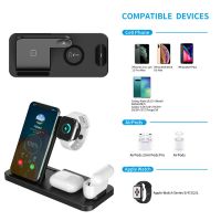 15W Fast Wireless Charger 4 in 1 Qi Charging Dock Station From China