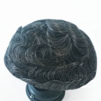 Invisible Mens Hair Wigs 100% Human
