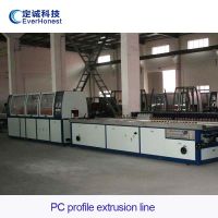 PC profile extrusion line