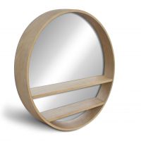 Wooden wall mirror decorative mirror From China