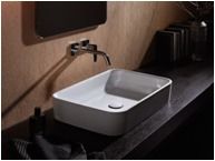 Basins, washbasin, wash basin (Marble, cast stone)