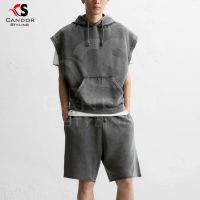 Sleeveless Zipper Hoodies Customizable