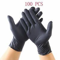 100 Pcs Nitrile Blue Durable Rubber Cleaning Hand Gloves Powder Latex Free