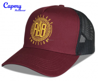 Wholesales 5 Panel Burgundy Maroon Embroidery