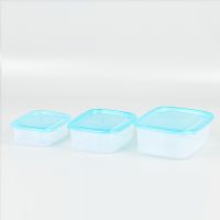 Appollo houseware Crisper Food Keeper (junior 2 pcs Set) (180ml, 340ml) high quality rectangle light weight food container for refrigerator and microwave easy to handle durable air tight food container plastic food container for storing and freezing food