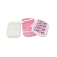 Appollo houseware Bento Lunch Box model-1 high quality rectangle light weight easy to handle durable air tight lunch box for kids, plastic food container for storing food items, unbreakable reusable lunch packing box, easy to carry stackable lunch box.