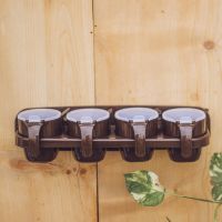 Chili Spice Rack, spice rack for kitchen, 3 tier rack for kitchen, easy to handle durable high quality plastic rack for storage, unbreakable, non-toxic, BPA free, space saver design.