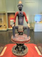 Bamileke Beadwork Beaded Statues