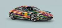 Color Lines Monomeric Protective Car Vinyl Wrap Rolls Digital Print ISO Listed