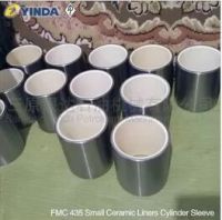 FMC Bean Pump Mud Pump Parts Small Alumina Ceramic Liners FMC 435 FMC 1324 Cylinder Sleeve API-7K