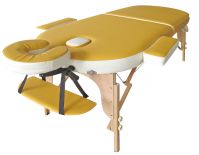 3-section portable wood  massage table, 3-section portable massage bed