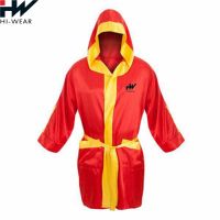 Boxing Robe For Men And Women Satin With Custom Logo And Printing 100% Polyester