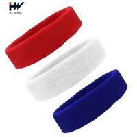 Terry Cloth Headband Wristband Sweatband Set