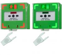 Fire Alarm DPDT Dual switches  Switch Call Point include Dual-color and Relay output