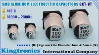 SMD Type Aluminum Electrolytic Capacitor--GKT