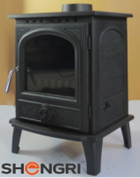 factory cast iron wood stove From China