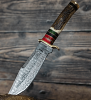 damadsus steel hunting knife From Pakistan