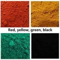 High Quality Iron Oxide Red/Black/Green/Yellow/Blue Powder Pigment for Cement Brick Blocks Tile Interlocking