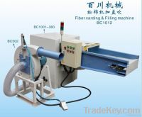 fiber carding and pillow filling machine