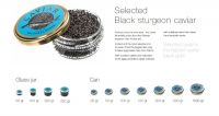 Black sturgeon caviar