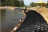 Plastic HDPE geocell Geoweb Perforated Cells for Replenishing Earth and Gravel by professional factory price