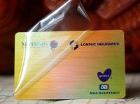 PVC coated overlay film for indigo printer IC cards protective film From China