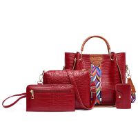 Hand Bag Set Women Pu leather Shoulder bag From China