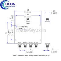 4-Way Power Splitter