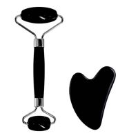 Sell Celluvac Obsidian Facial Roller and Gua Sha Combo From South Africa