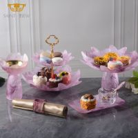 SAINT-VIEW Crystal Vase Manufactures Ramadan Mubkhar Backoor Gift Set Coffee Tray Gift Souvenir Shop Wholesale From China