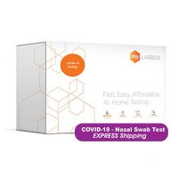 COVID-19 + Flu At-Home Test Kit, Nasal Swab Sample, EXPRESS Shipping, by myLAB Box