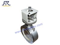 Stainless steel CF8 Body Ceramic Butterfly Valve Wafer Type for Anti-Corrosion projectfor, pulp & paper factory From China