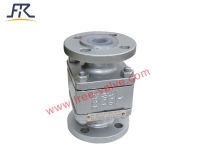 PTFE PFA Lined Flanged Floating Ball Check Valve From China
