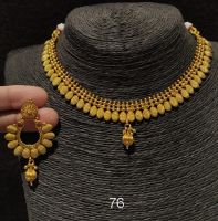 East Indian necklace and ea...