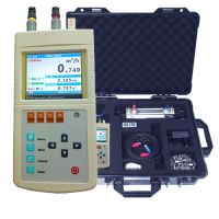 non contact portable clamp on ultrasonic flowmeter with USB data logger