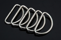 Factory Iron metal durable D ring, bag ring, O ring for handbag From China