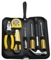 7 pcs Portable Tools Set packed in Zippered bag