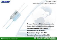 CA35 Axial Hermetically Sealed Wet Tantalum Capacitor