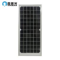 10W 18V Monocrystalline Glass Solar Panel For Monitor Light And Charger from china