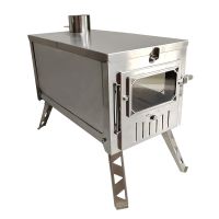 Outdoor Wood Stove Portable Camping Hiking Backpacking Stainless Steel Burning Stove Folding Camping Stove From UK