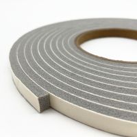 Medium Density Single Sided PVC Foam Tape Vinyl Foam Seal Tape For Gap Filling
