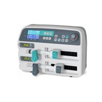 Hospital Medical Equipment double Channel Electric Portable ICU Syringe Pump From China