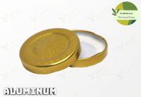 38mm Aluminum Lug Cap Jar Lid with Safety Button Patented From China