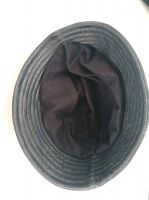 Men's fashion genuine waxed cowhide leather bucket hat