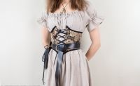 Cat Tapestry Corset Belt