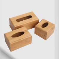 Wholesale Wooden Tissue Holder Unfinished Bamboo Wood Tissue Holder From China