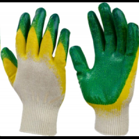 Gloves with 2nd latex pouring